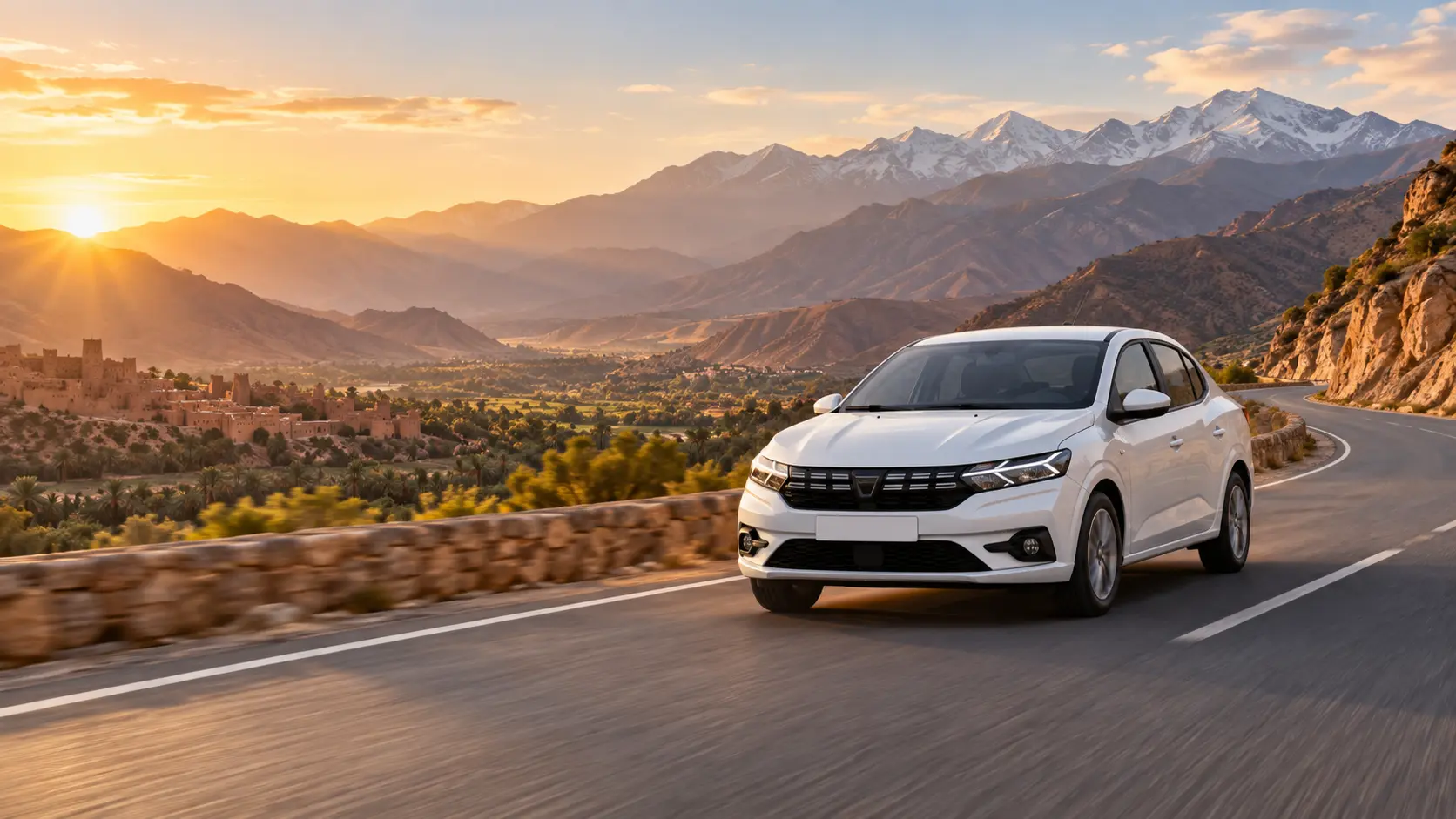 A scenic Moroccan road trip by rental car